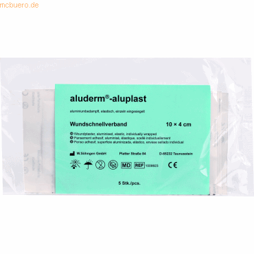 Söhngen Pflasterspender aluderm-aluplast Nachfüllset 10x4cm VE=5 Stück von Söhngen