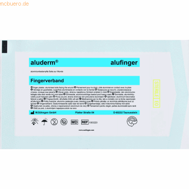 Söhngen Spezialverband Fingerling aluderm 1 alufinger + 1 Kunstleder-F Söhngen Spezialverband Fingerling aluderm 1 alufinger + 1 Kunstleder-F von Söhngen