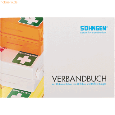 Söhngen Verbandbuch 8001008 DIN A5 quer kartoniert von Söhngen
