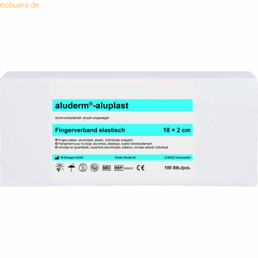 Söhngen Wundpflaster Fingerverband aluderm-aluplast elastisch 18x2cm V Söhngen Wundpflaster Fingerverband aluderm-aluplast elastisch 18x2cm V von Söhngen