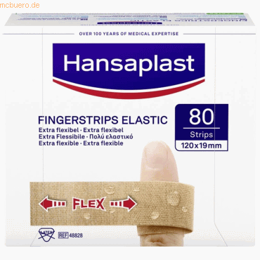 Söhngen Wundpflaster Hansaplast Elastic Fingerverband 12x2cm 80 Stück von Söhngen