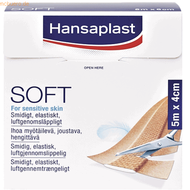 Söhngen Wundpflaster Hansaplast Soft 5mx4cm von Söhngen