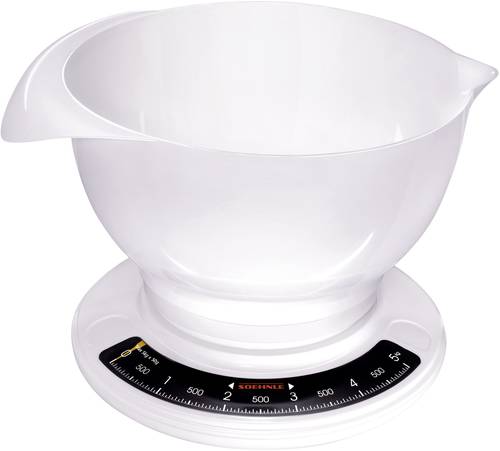 Soehnle Culina Pro Küchenwaage analog, mit Messschale Wägebereich (max.)=5kg Weiß von Soehnle