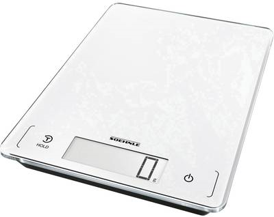 Soehnle Page Profi 300 Elektronische Küchenwaage Weiß Tisch Rechteck (61507) von Soehnle