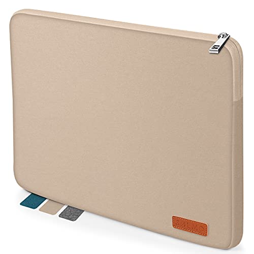 sølmo I Design Laptop-Tasche 13-13.3 Zoll, Laptophülle 13,3 Zoll, Stoßfeste Notebooktasche kompatibel mit 13" MacBook Air, MacBook Pro 13, 12.3 Surface Pro, MacBook Air M1 Hülle, Beige von Sölmo