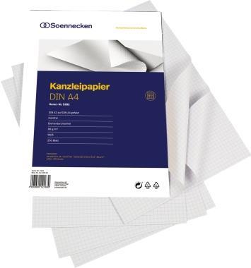 Kanzleipapier kariert A3/A4 5282 250 Blatt/Pack. - A3 - A4 (5282) von Soennecken