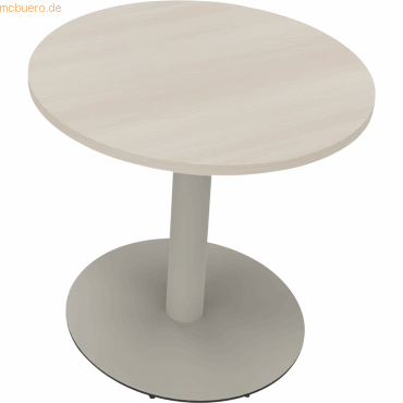 Soennecken Besprechungstisch Rund Tellerfuß Rund 800xH720 silber/Akazi Soennecken Besprechungstisch Rund Tellerfuß Rund 800xH720 silber/Akazi von Soennecken
