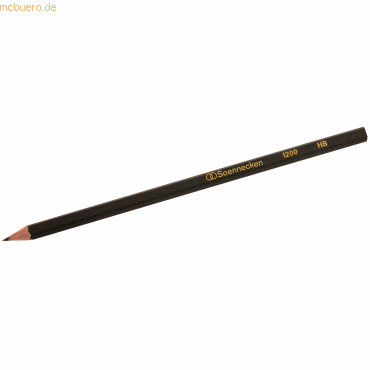 Soennecken Bleistift 1200 HB lackiert grau 12 Stück von Soennecken
