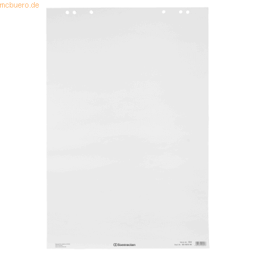 Soennecken Flipchartblock 1137 68x99cm 20 Blatt blanko 5 Stück von Soennecken