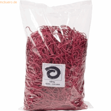 Soennecken Gummiringe 500g 100mm rot Soennecken Gummiringe 500g 100mm rot von Soennecken