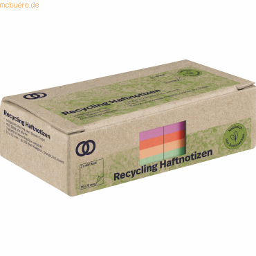 Soennecken Haftnotiz oeco 5873 RC 75x75mm 400 Blatt sortiert 2 Stück Soennecken Haftnotiz oeco 5873 RC 75x75mm 400 Blatt sortiert 2 Stück von Soennecken