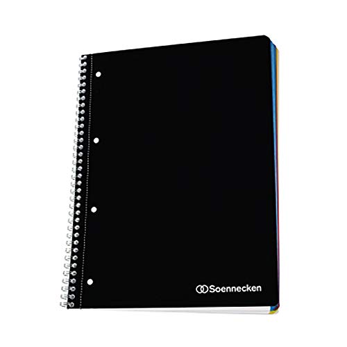 Soennecken Meetingbook 3096 DIN A4 4fach gelocht 90g/qm schwarz von Soennecken