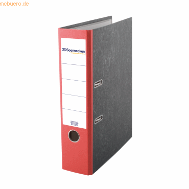 Soennecken Ordner 3322 DIN A4 80mm Pappe rot Soennecken Ordner 3322 DIN A4 80mm Pappe rot von Soennecken