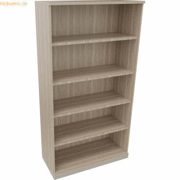 Soennecken Regal 5OH B1000xT442xH1869mm Silberaluminium/Eiche Natur Soennecken Regal 5OH B1000xT442xH1869mm Silberaluminium/Eiche Natur von Soennecken