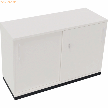 Soennecken Schiebetürenschrank 2OH B1200xT442xH781mm anthrazit/Diamant Soennecken Schiebetürenschrank 2OH B1200xT442xH781mm anthrazit/Diamant von Soennecken