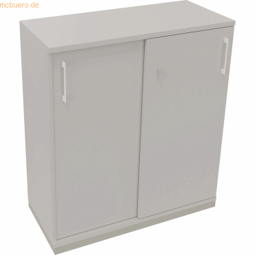 Soennecken Schiebetürenschrank 3OH B1000xT442xH1133mm silber/Lichtgrau Soennecken Schiebetürenschrank 3OH B1000xT442xH1133mm silber/Lichtgrau von Soennecken