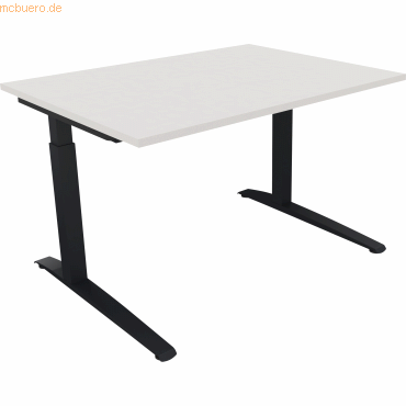 Soennecken Schreibtisch Kufe Quadrat B1200xT900xH650-850 anthrazit/Wei Soennecken Schreibtisch Kufe Quadrat B1200xT900xH650-850 anthrazit/Wei von Soennecken