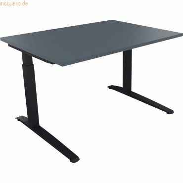 Soennecken Schreibtisch Kufe Quadrat B1600xT700xH650-850 anthrazit/Lav Soennecken Schreibtisch Kufe Quadrat B1600xT700xH650-850 anthrazit/Lav von Soennecken