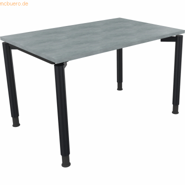 Soennecken Schreibtisch Vierfuß Rundrohr B1200xT800xH680-820 anthrazit Soennecken Schreibtisch Vierfuß Rundrohr B1200xT800xH680-820 anthrazit von Soennecken