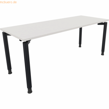 Soennecken Schreibtisch Vierfuß Rundrohr B1800xT700xH680-820 anthrazit Soennecken Schreibtisch Vierfuß Rundrohr B1800xT700xH680-820 anthrazit von Soennecken