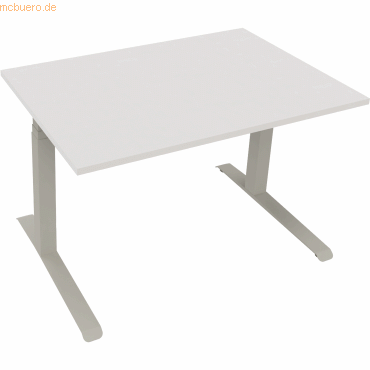 Soennecken Sitz-/Stehtisch Kufe Doppels. Quad. B1200xT800xH645-1275 si Soennecken Sitz-/Stehtisch Kufe Doppels. Quad. B1200xT800xH645-1275 si von Soennecken