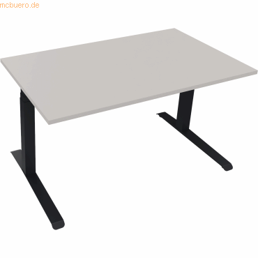 Soennecken Sitz-/Stehtisch Kufe Doppels. Quad. B1400xT800xH645-1275 we Soennecken Sitz-/Stehtisch Kufe Doppels. Quad. B1400xT800xH645-1275 we von Soennecken