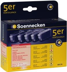 Soennecken Tintenpatrone 80178 wie Canon PGI525/CLI526 5 St./Pack. (80178) von Soennecken