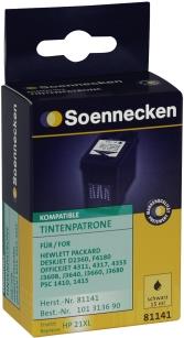 Soennecken Tintenpatrone 81141 wie HP C9351CE 21XL schwarz (81141) von Soennecken