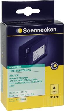 Soennecken Tintenpatrone 81176 wie HP CN045AE 950XL schwarz (81176) von Soennecken