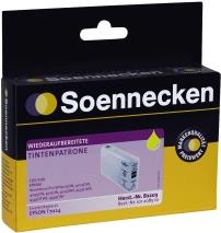 Soennecken Tintenpatrone 82203 wie Epson C13T70244010 T7024 gelb (82203) von Soennecken