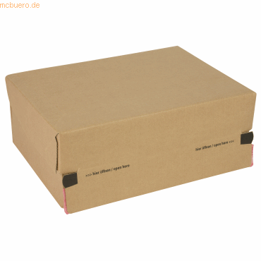 Soennecken Versandkarton Postbox 5851 25x9,6x17,7cm Pappe braun Soennecken Versandkarton Postbox 5851 25x9,6x17,7cm Pappe braun von Soennecken