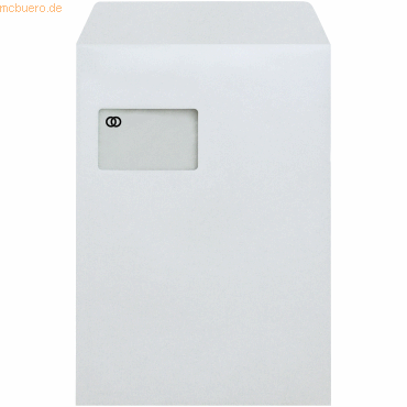 Soennecken Versandtasche oeco 2986 C4 mit Fenster haftklebend RC weiß von Soennecken
