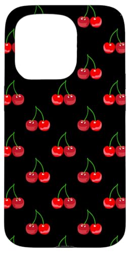 Hülle für iPhone 15 Pro Niedliche rote und schwarze Kirschen Rockabilly Cherry von Sofie Nari