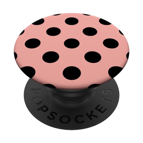 Niedlich gepunktet Rockabilly Boho Pfirsich Beige Polka Dot PopSockets mit austauschbarem PopGrip von Sofie Nari