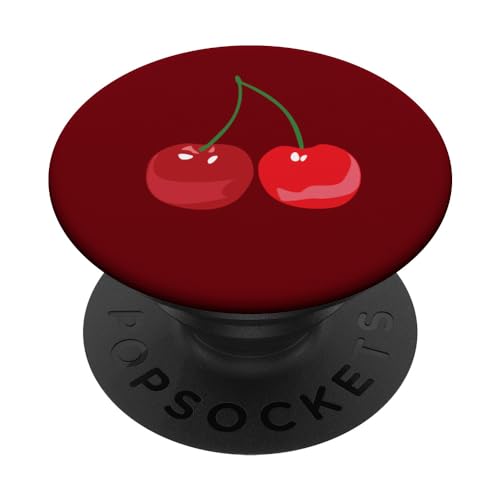 Süße rote Kirschen Rockabilly Kirsche PopSockets mit austauschbarem PopGrip Süße rote Kirschen Rockabilly Kirsche PopSockets mit austauschbarem PopGrip von Sofie Nari