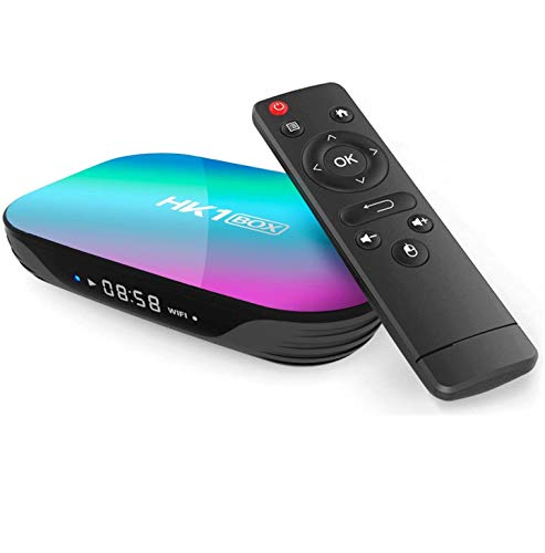 Sofobod HK1 Box TV Box Android 9.0, 4GB RAM 32GB ROM, S905X3 Quad Core 64bit Cortex-A55, GPU G31™ MP2, 2.4G/5G dual WiFi BT4.0 H.265 Decoding LAN 1000 RJ-45, HD 8K Smart TV Box von Sofobod