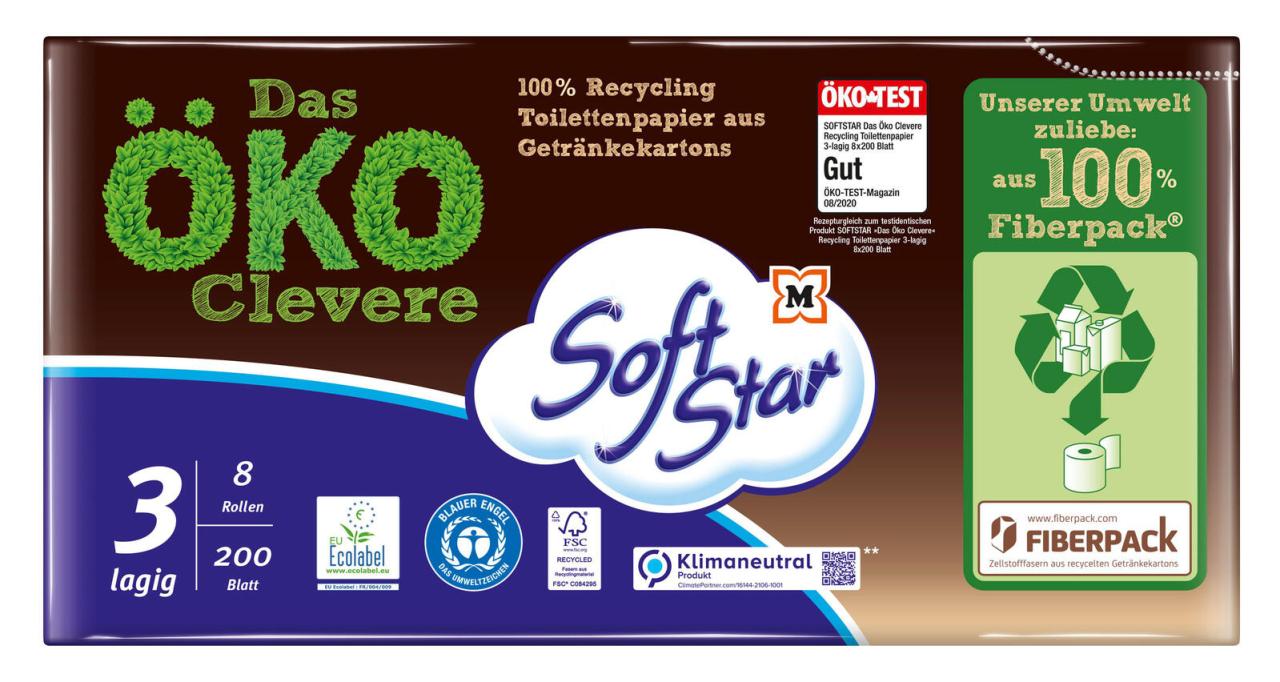 Soft Star Toilettenpapier 3-lagig Soft Star Toilettenpapier 3-lagig von Soft Star