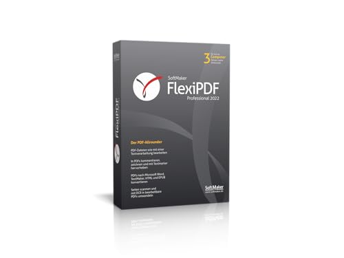 SoftMaker Flexi PDF Professional 2022 kompatibel mit Windows für 3Geräte desselben Haushalts SoftMaker Flexi PDF Professional 2022 kompatibel mit Windows für 3Geräte desselben Haushalts von SoftMaker Software