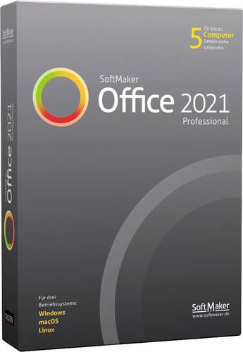 SoftMaker Office 2021 PRO Vollversion, 5 Lizenzen Windows Office-Paket SoftMaker Office 2021 PRO Vollversion, 5 Lizenzen Windows Office-Paket von SoftMaker