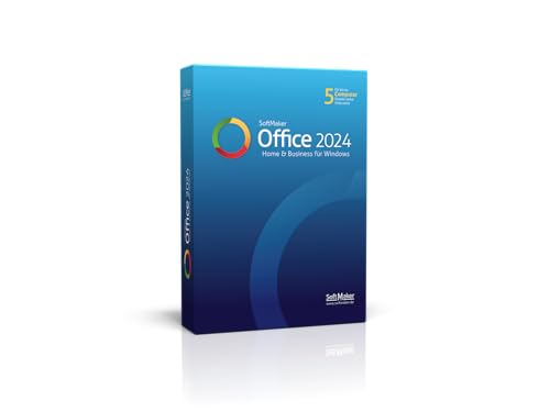 SoftMaker Office Home & Business 2024 kompatibel mit Windows für 5 Geräte desselben Haushalts von SoftMaker
