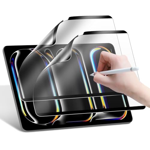 Softamm Paperfeel Magnetische Displayschutzfolie für iPad Pro 13 Zoll M4 2024, 7. Generation, matte PET-Folie mit 33 cm (13 Zoll), zum Zeichnen und Schreiben, fühlt sich an wie auf Papier, von Softamm
