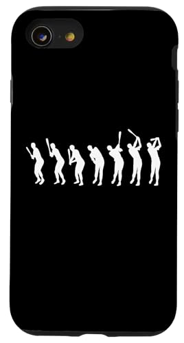 Baseball Softbal Sequenz Baseballspieler Hülle für iPhone SE (2020) / 7 / 8 von Softball Baseball Zubehör Sport Geschenke Shirts