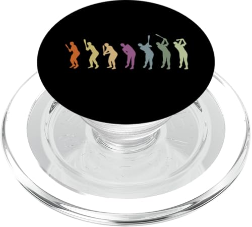 Baseball Softbal Sequenz Baseballspieler PopSockets PopGrip für MagSafe von Softball Baseball Zubehör Sport Geschenke Shirts