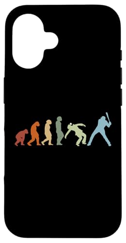 Baseball Softball EVOLUTION Baseballspieler Hülle für iPhone 16 Baseball Softball EVOLUTION Baseballspieler Hülle für iPhone 16 von Softball Baseball Zubehör Sport Geschenke Shirts
