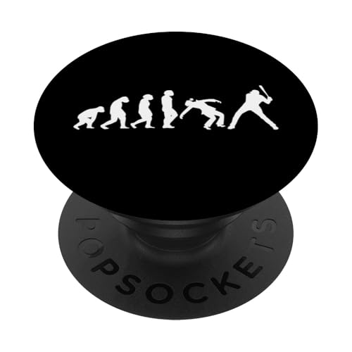 Baseball Softball EVOLUTION Baseballspieler PopSockets Klebender PopGrip von Softball Baseball Zubehör Sport Geschenke Shirts
