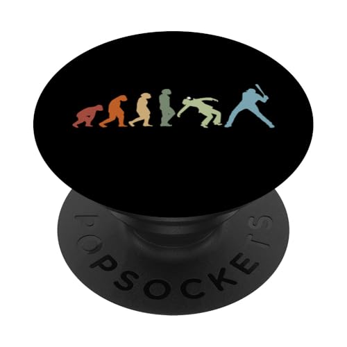 Baseball Softball EVOLUTION Baseballspieler PopSockets Klebender PopGrip von Softball Baseball Zubehör Sport Geschenke Shirts