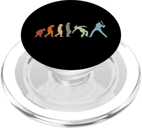 Baseball Softball EVOLUTION Baseballspieler PopSockets PopGrip für MagSafe von Softball Baseball Zubehör Sport Geschenke Shirts