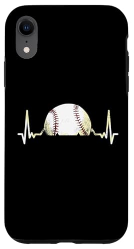 Baseball Softball Herzschlag Baseballspieler Hülle für iPhone XR Baseball Softball Herzschlag Baseballspieler Hülle für iPhone XR von Softball Baseball Zubehör Sport Geschenke Shirts
