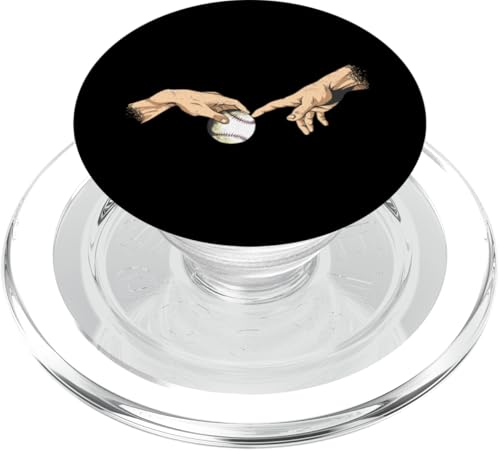 Baseball Softball Michelangelo Baseballspieler PopSockets PopGrip für MagSafe von Softball Baseball Zubehör Sport Geschenke Shirts