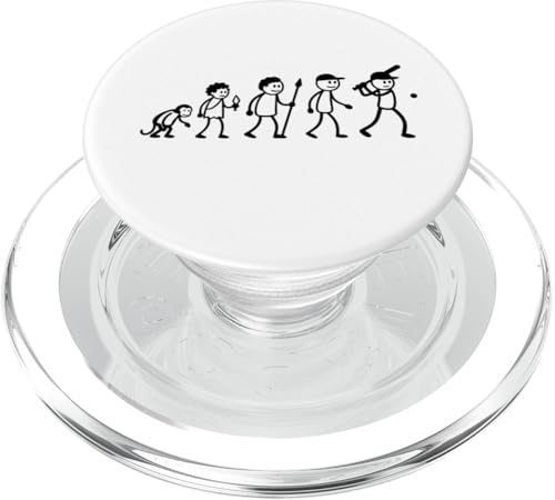 Baseball Softball Strichmänchen Baseballspieler Baseball PopSockets PopGrip für MagSafe von Softball Baseball Zubehör Sport Geschenke Shirts
